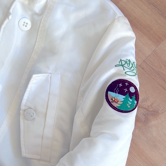 🌾 Roxy Snow Puff Jacket Coat Size S 🌾 - Picture 3 of 11